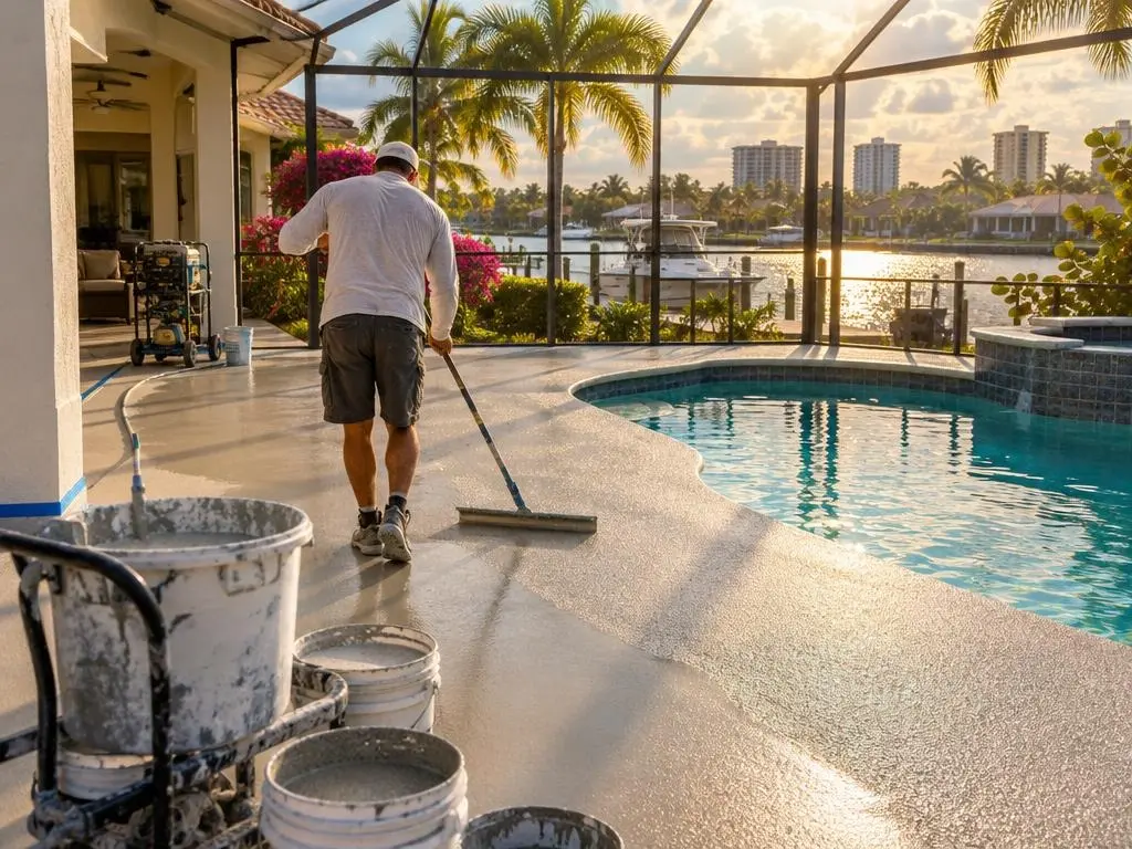 Lanai & Pool Deck Coatings in Naples, FL